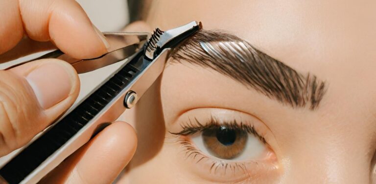 How To Trim Eyebrows With Eyebrow Trimmer