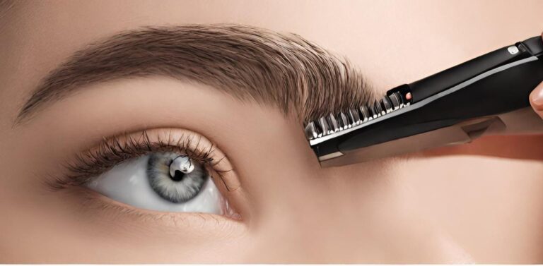 How To Trim Women's Eyebrows With Trimmer