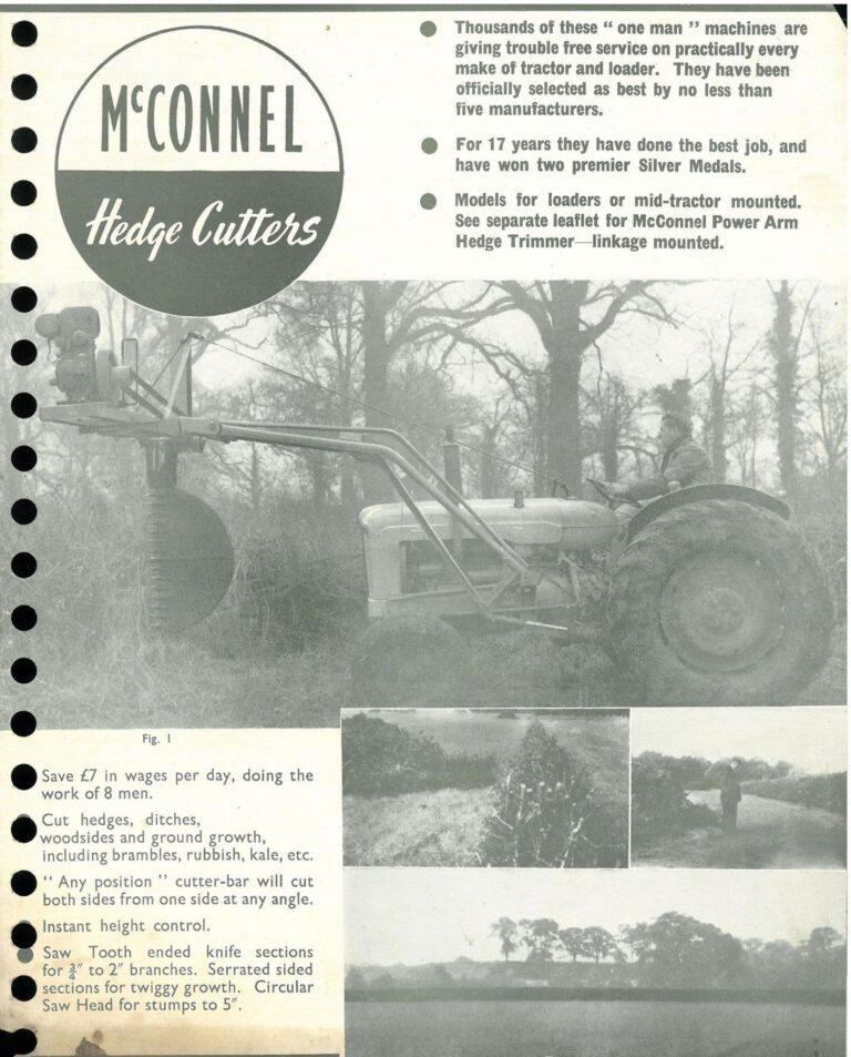 mcconnel hedge cutters attachments for loaders gilmour mid tractor mounted hedge cut 7756 p