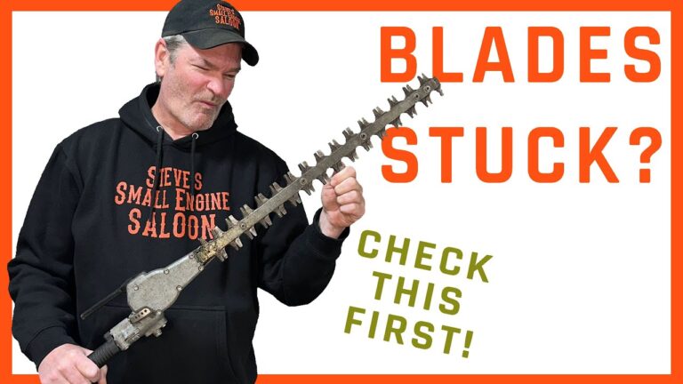 Why is My Hedge Trimmer Blade Not Moving