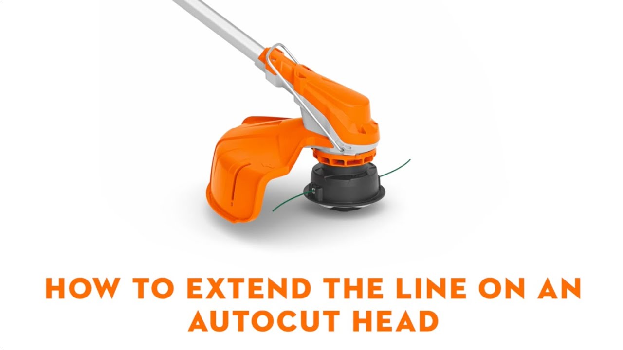 how to extend trimmer line