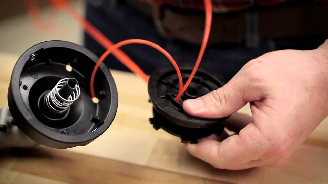 how to install grass trimmer line