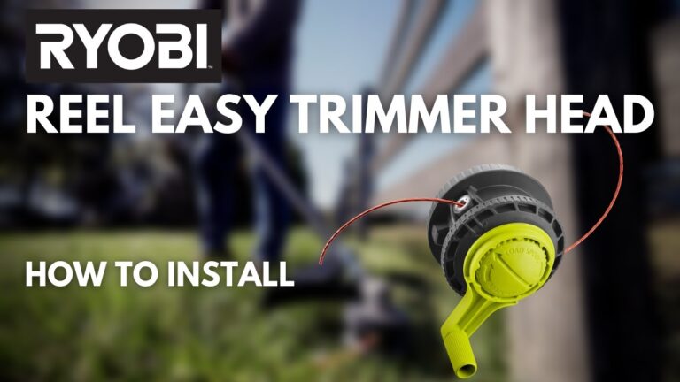 how to install ryobi bump feed trimmer line