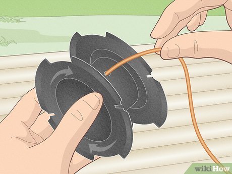 how to put trimmer line on weedeater