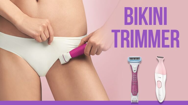 how to use a trimmer on bikini line
