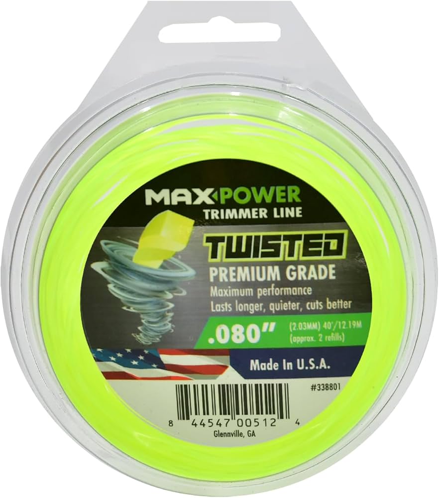 is twisted trimmer line better