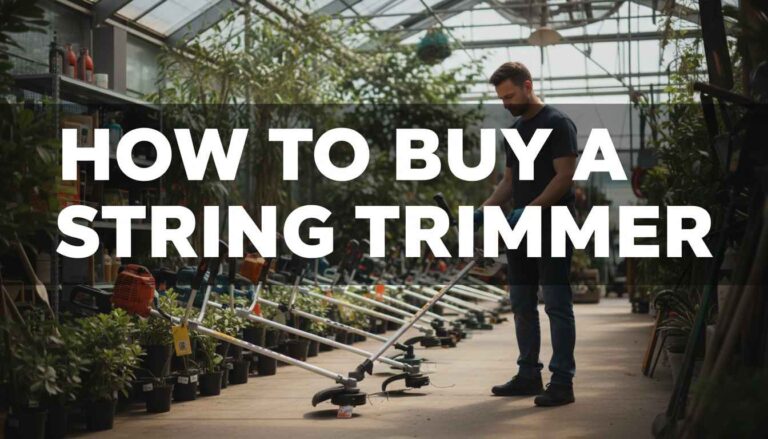 How To Buy A String Trimmer