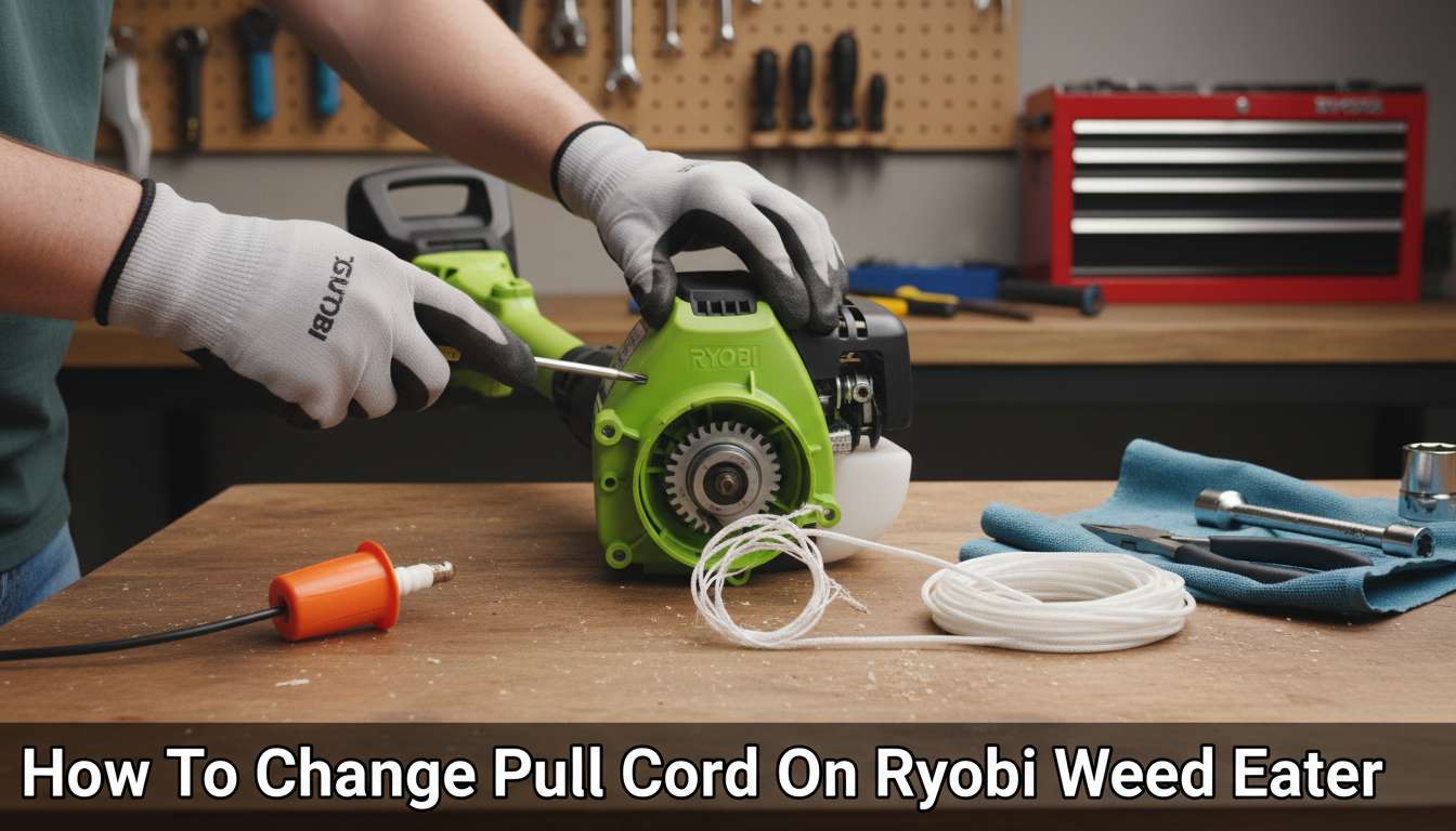 How To Change Pull Cord On Ryobi Weed Eater