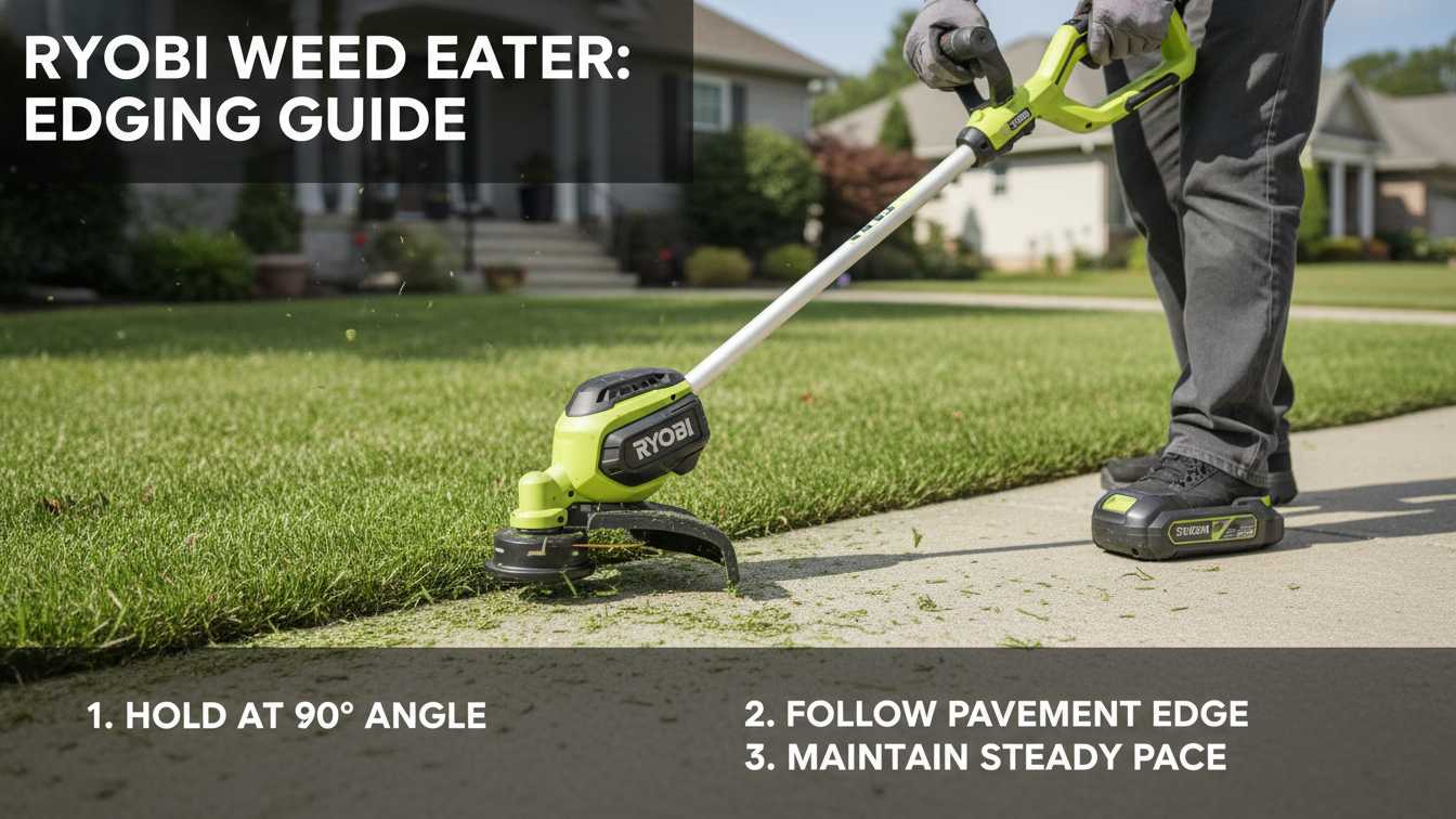 How To Edge With Ryobi Weed Eater