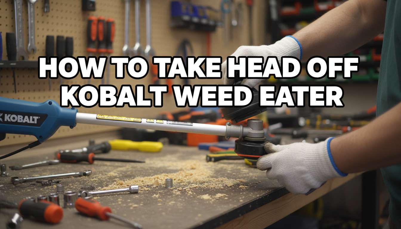How To Take Head Off Kobalt Weed Eater