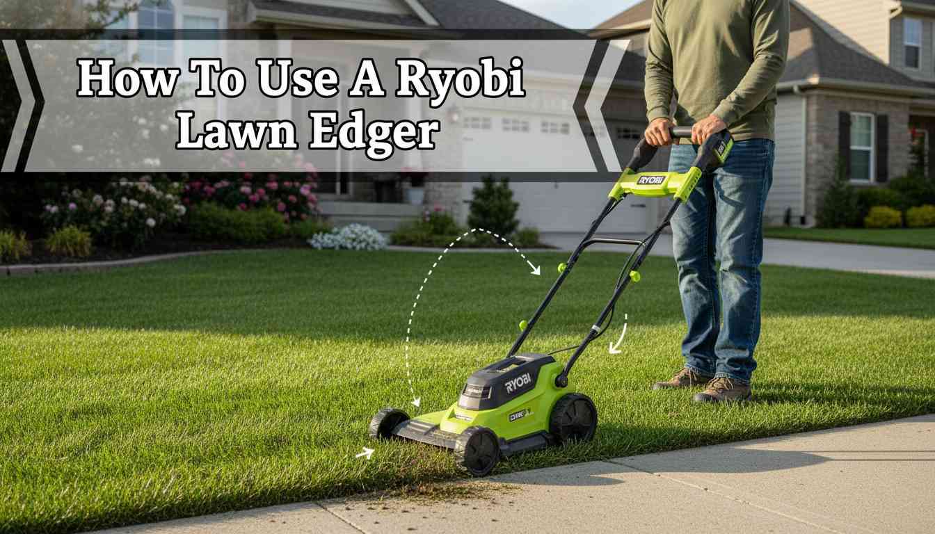 How To Use A Ryobi Lawn Edger