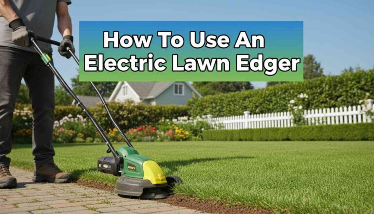 How To Use An Electric Lawn Edger