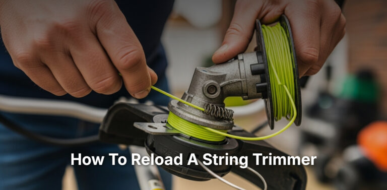 how to reload a string trimmer