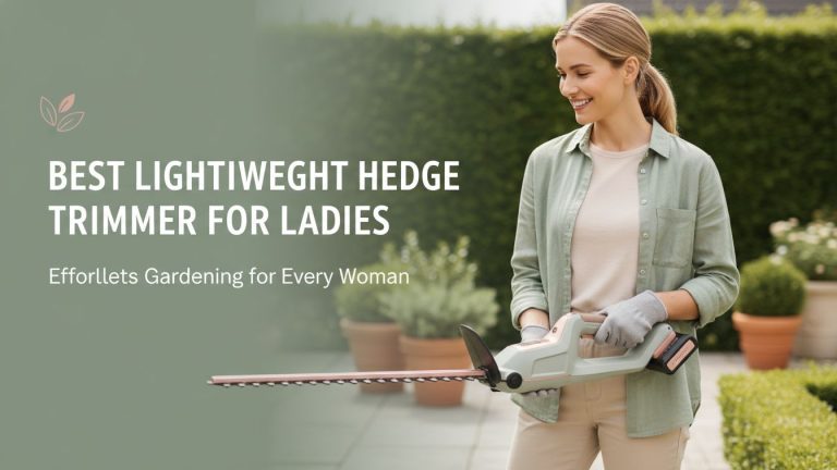 Best Lightweight Hedge Trimmer for Ladies