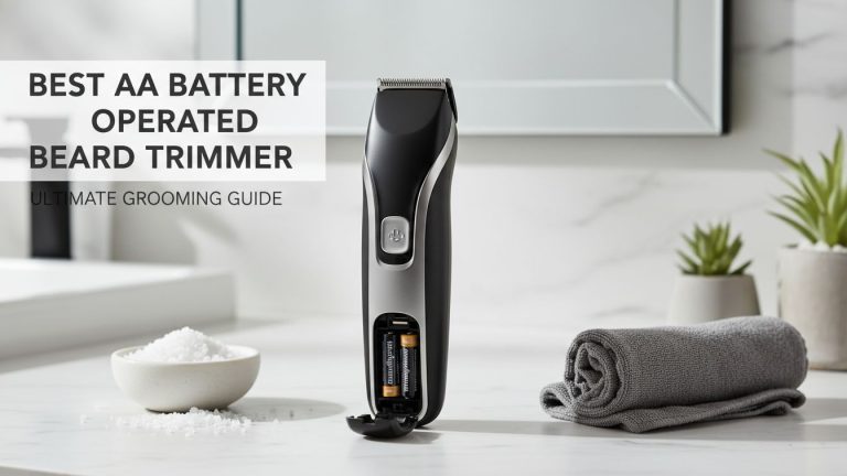 best aa battery operated beard trimmer