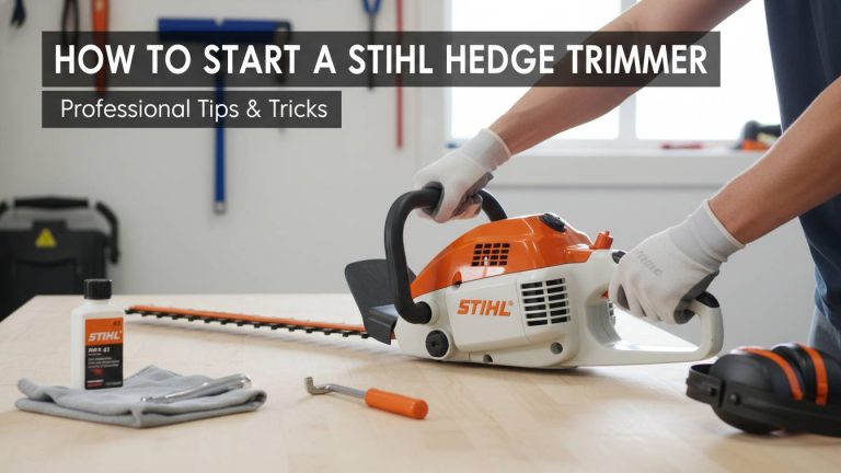 How To Start A Stihl Hedge Trimmer
