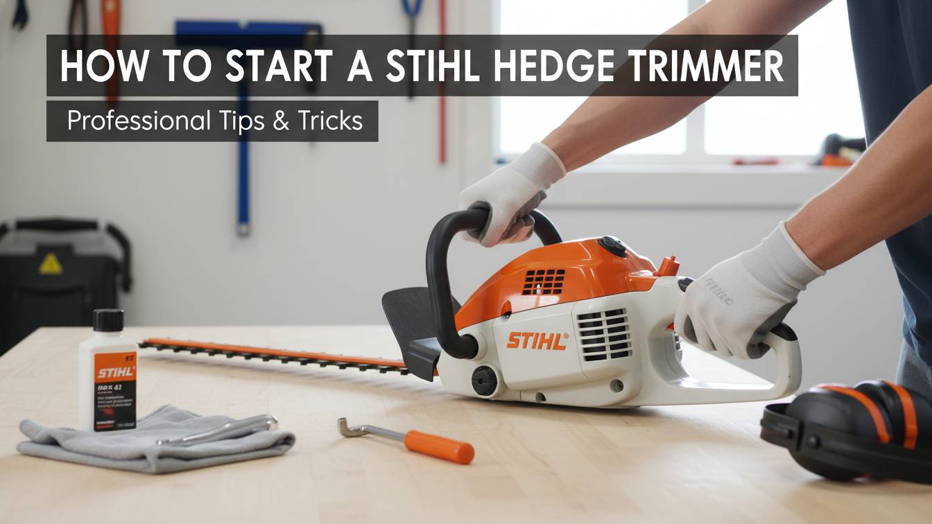 How To Start A Stihl Hedge Trimmer