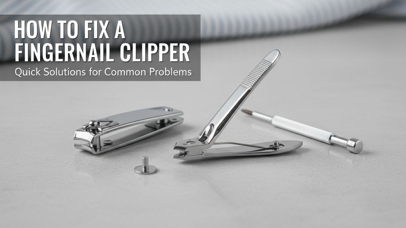How to Fix a Fingernail Clipper