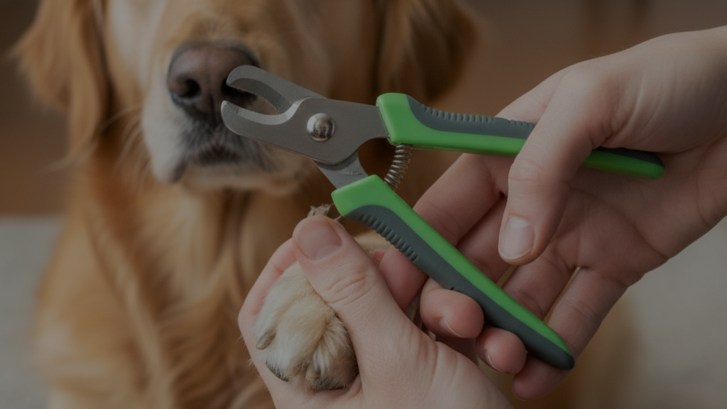 How to Hold Dog Nail Clippers