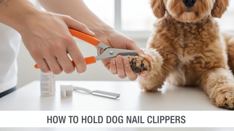 How to Hold Dog Nail Clippers