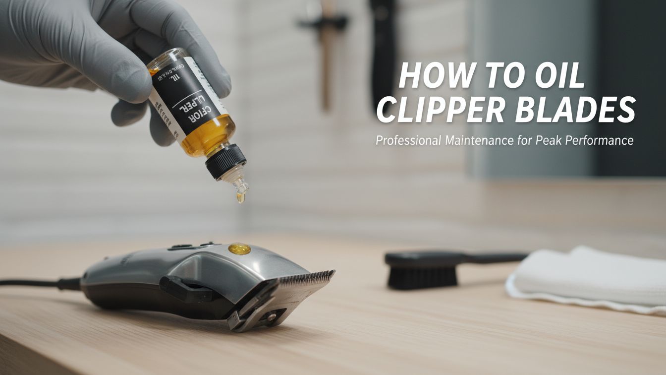 How to Oil Clipper Blades