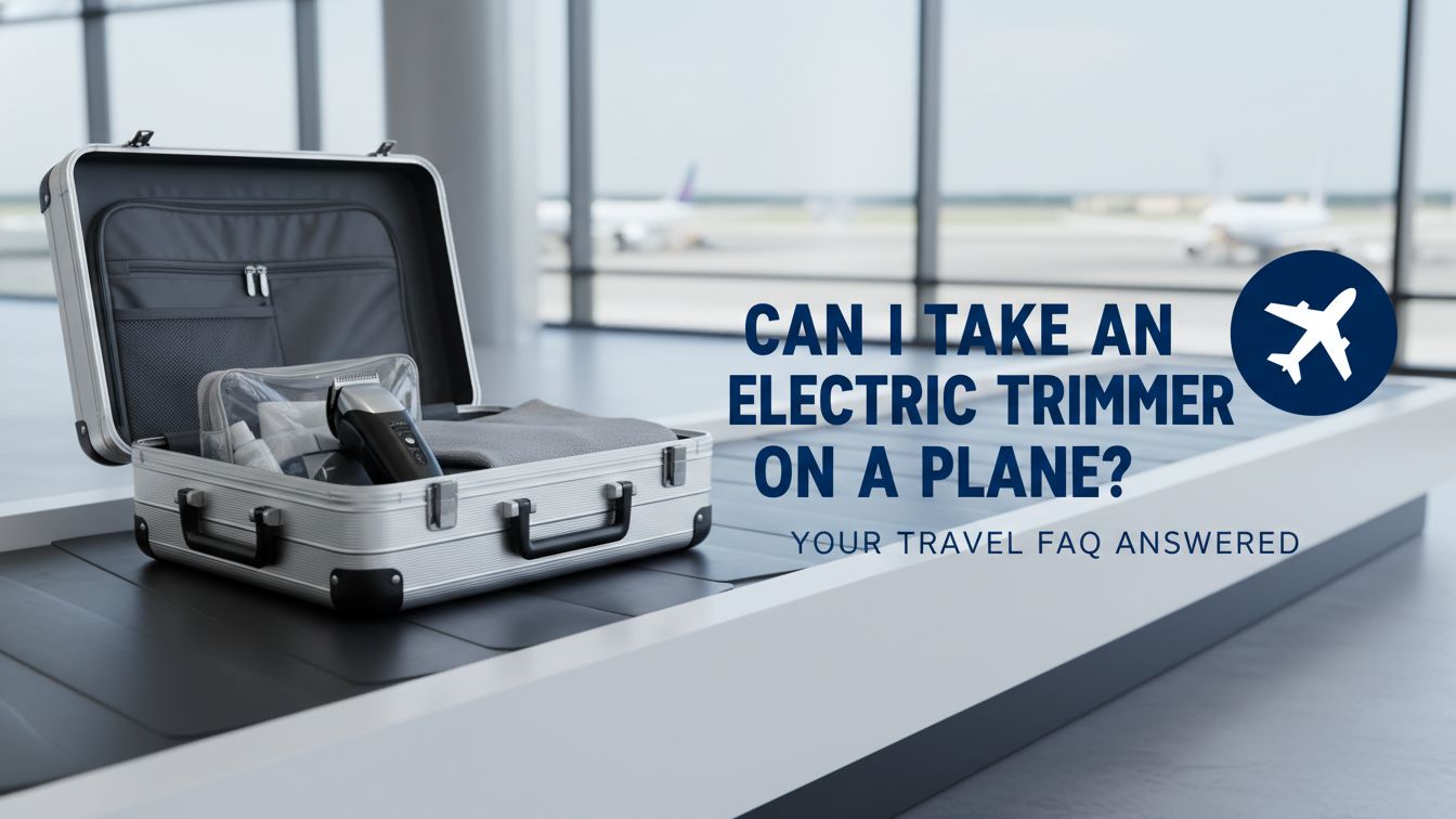 Can I Take an Electric Trimmer on a Plane