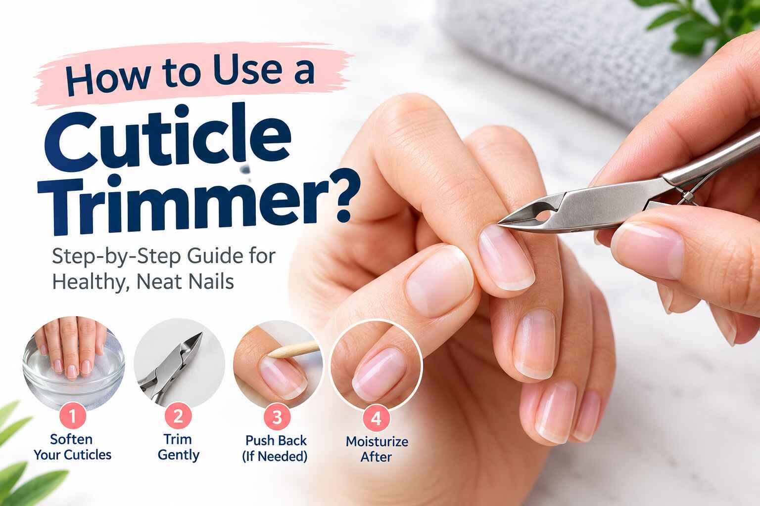 Cuticle Trimmer A Step by Step Guide