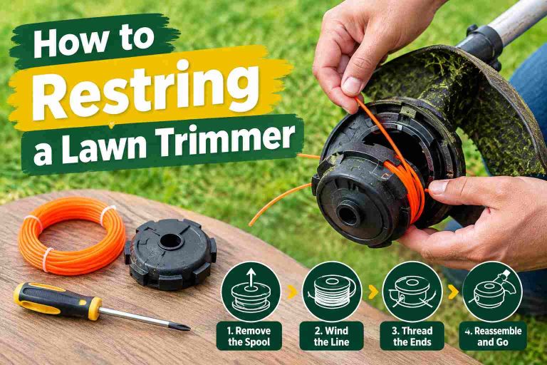 How to Restring a Lawn Trimmer