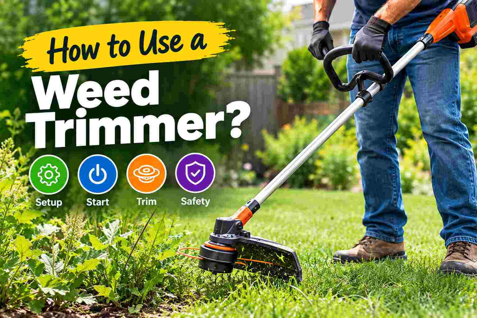 How to Use a Weed Trimmer